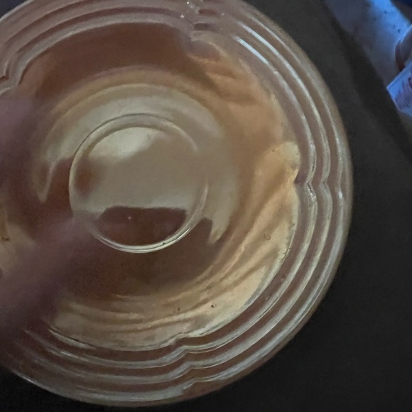 Fire King Oven Ware Peach Coffee/Tea Cup and Saucer Set Made in USA - Picture 6 of 6